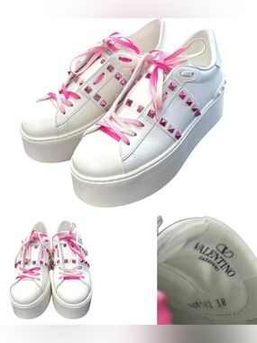 Valentino Garavani Rockstud Untitled Platform Sneakers